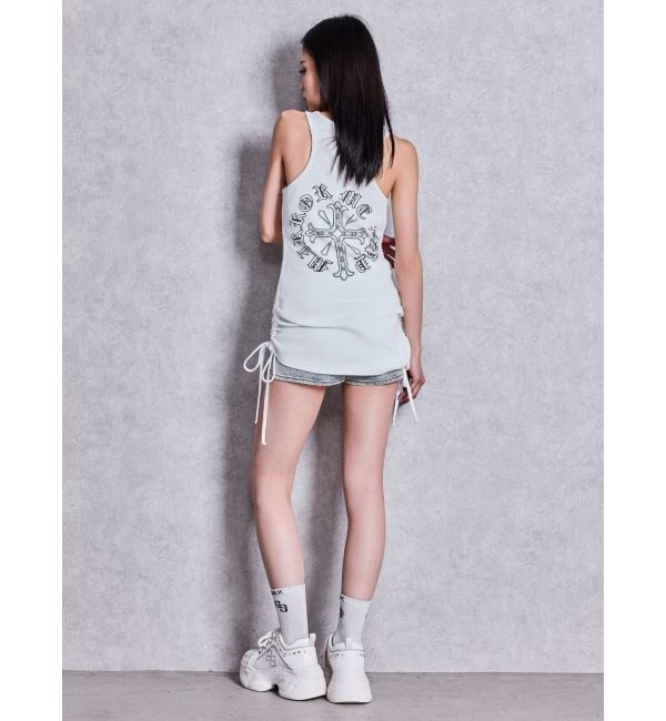 GYDA「GYDA side drawstringチュニック」|ワンピース|