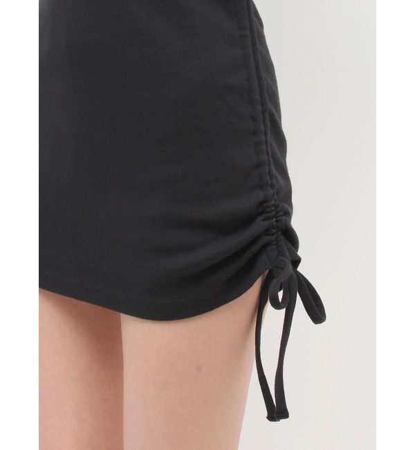 GYDA「GYDA side drawstringチュニック」|ワンピース|
