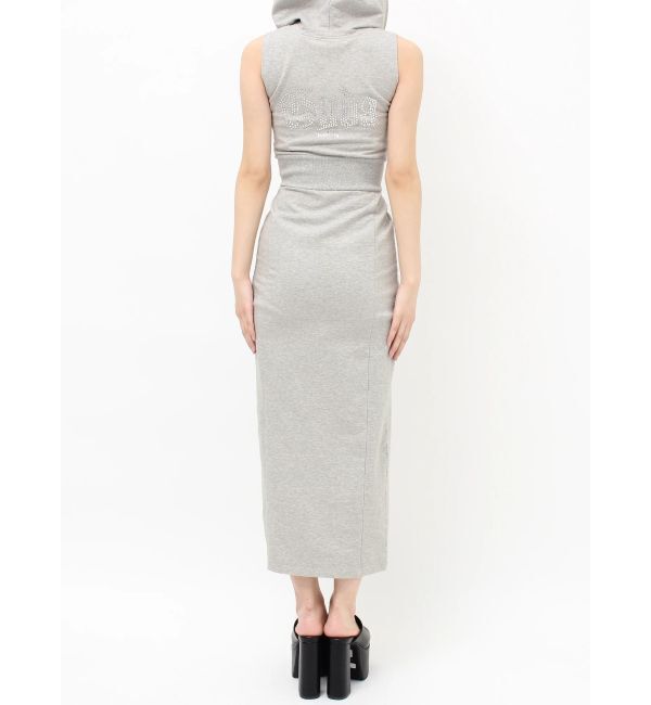 GYDA「BACK GYDA ZIPパーカーLONGワンピース」|ワンピース|