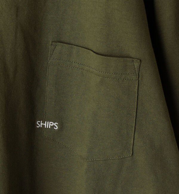 SHIPS「【26SS新色追加!!累計販売数18万枚突破!!】【WEB限定】SHIPS: マイクロ SHIPSロゴ ポケット Tシャツ」|Tシャツ・カットソー|