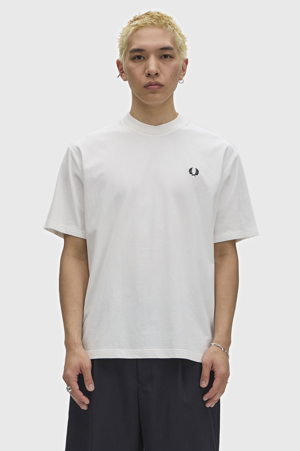 FRED PERRY 「Back Print Fred Perry Text T-Shirt／バックプリントフレッドペリーTシャツ」|Tシャツ・カットソー|