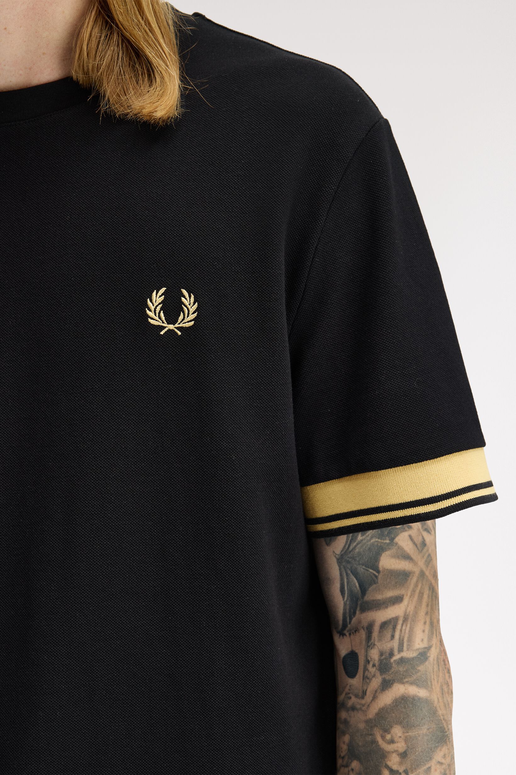 FRED PERRY 「Twin Tipped Cuff T-Shirt／ツインティップカフスTシャツ」|Tシャツ・カットソー|