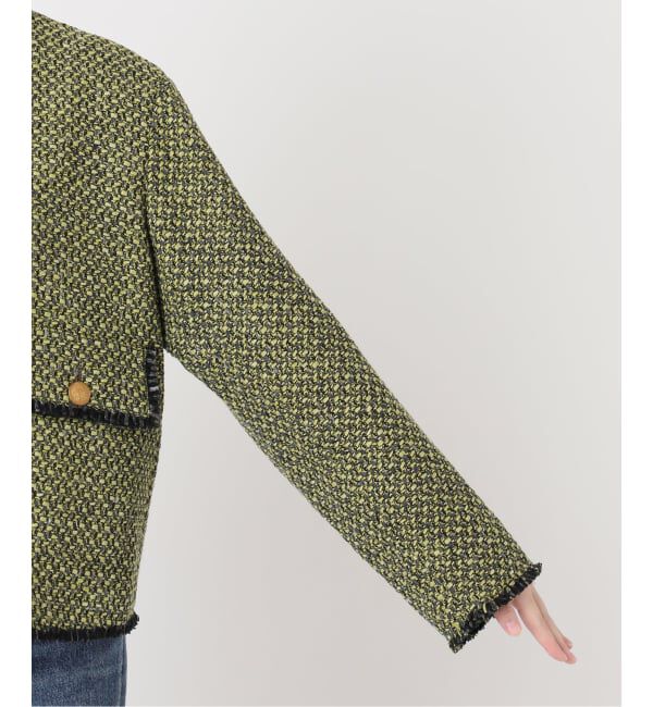 journal standard L'essage「《予約》【一部店舗＆WEB限定】GIOLICAツイード C ジャケット」|ノーカラージャケット|
