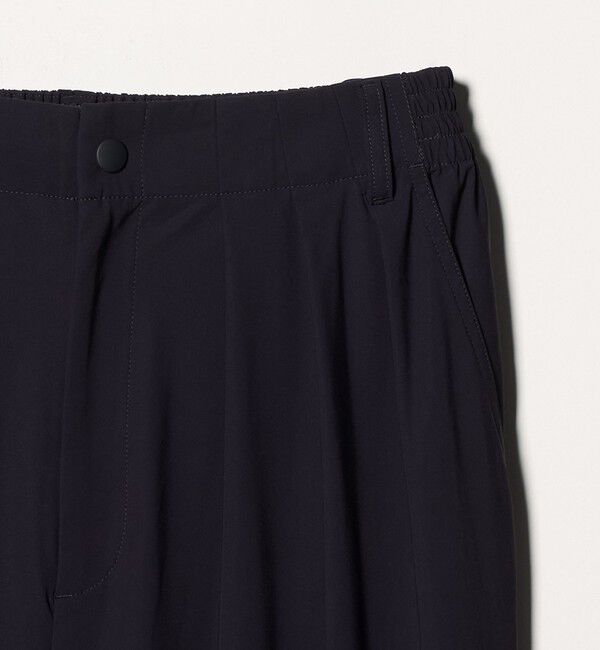 UNITED ARROWS「ジャージー タック ワイドパンツ ‐ウォッシャブル‐」|スラックス|
