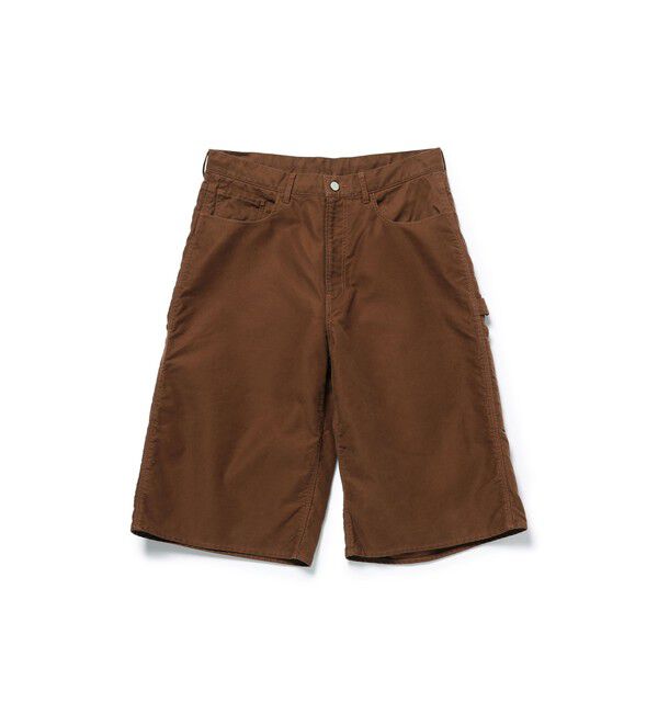 BEAMS「ペインター モールスキン ショーツ」|チノ|BROWN