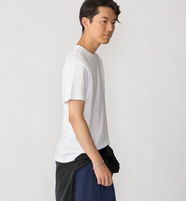 SHIPS「【WEB限定】SHIPS: マイクロ SHIPSロゴ Tシャツ」|Tシャツ・カットソー|