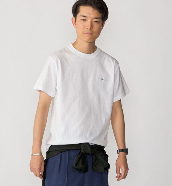 SHIPS「【WEB限定】SHIPS: マイクロ SHIPSロゴ Tシャツ」|Tシャツ・カットソー|