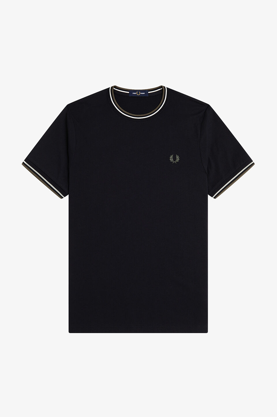 FRED PERRY 「Twin Tipped T-Shirt／ティップラインTシャツ M1588V」|Tシャツ・カットソー|