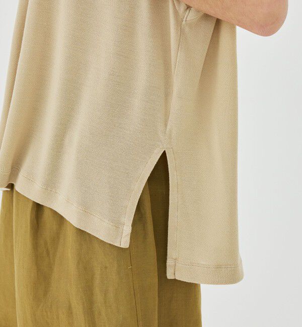GALERIE VIE「モダールシルクカノコ ポロカラープルオーバー」|Tシャツ・カットソー|