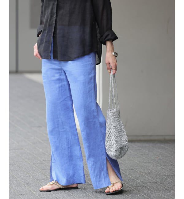 JOURNAL STANDARD relume「《追加2》麻スリットイージーパンツ」|その他|