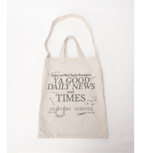 FRAMeWORK「≪WEB限定 / 追加予約≫YA GOOD IDEAS YA GOOD DAILY NEWS TIMES T」|トートバッグ|