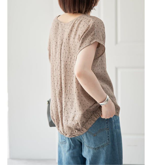 Spick and Span「《セットアップ可》ドットスキッパーブラウス」|シャツ・ブラウス|