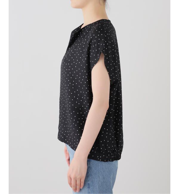Spick and Span「《セットアップ可》ドットスキッパーブラウス」|シャツ・ブラウス|