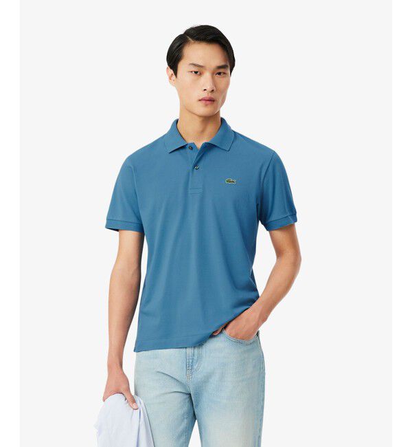 LACOSTE「L.12.12 ライト ポロシャツ」|ポロシャツ|グレイッシュブルー