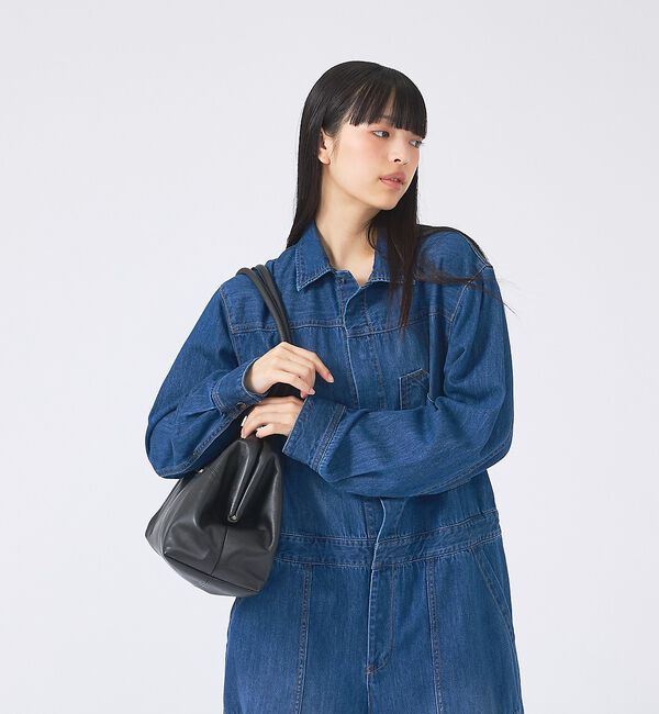 ABAHOUSE「【YArKA/ヤーカ】 real leather long frame soft」|ボストンバッグ|