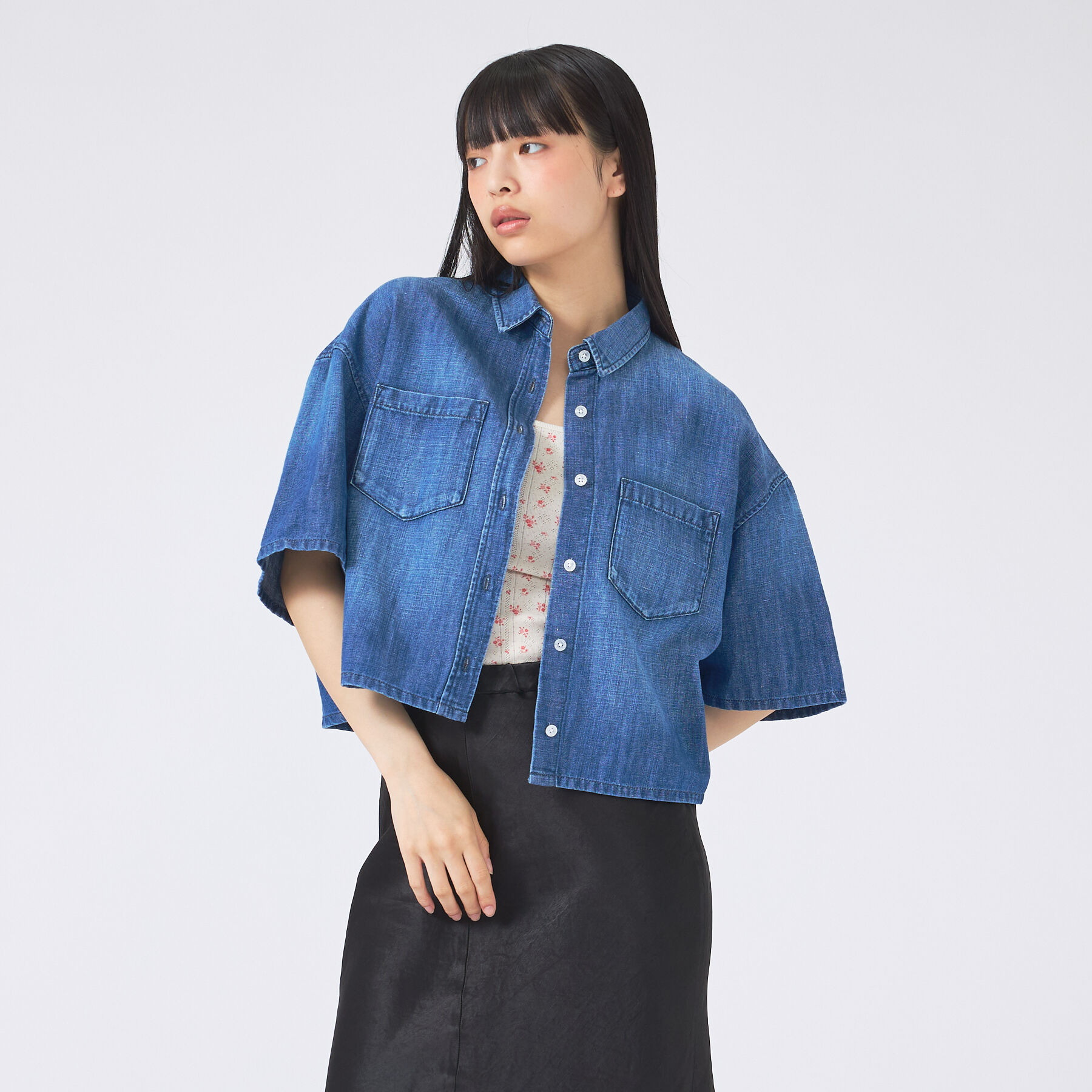 Rouge vif「【Healthy denim / ヘルシーデニム】Breezy Rosehip/」|シャツ・ブラウス|