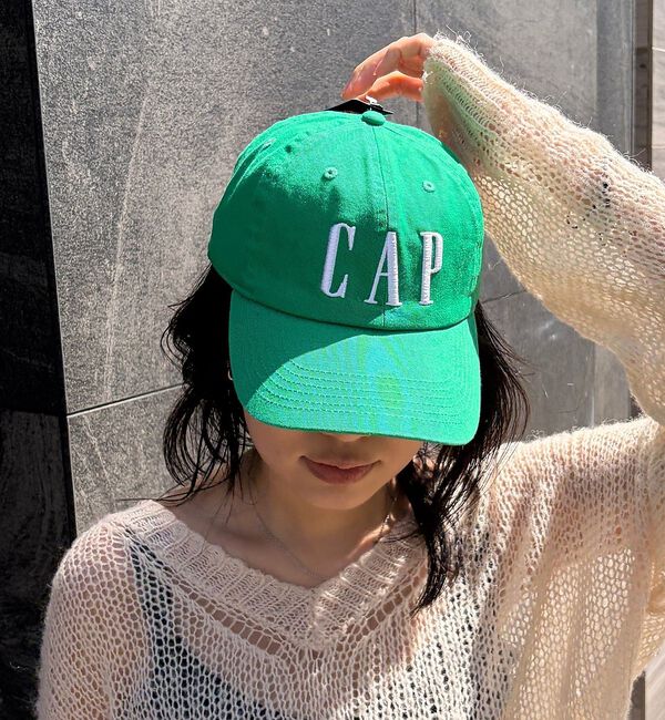 Rouge vif「【byeA./バイエー】CAP ロゴ刺繍ベースボールキャップ」|その他|グリーン