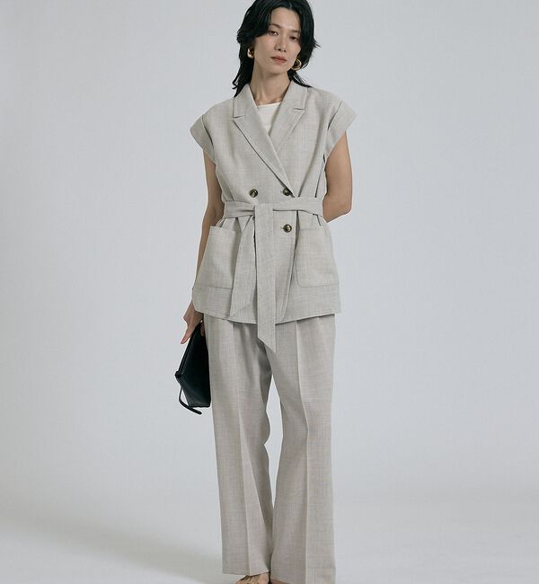 qualite「【セットアップ対応】メッシュ2タックストレードパンツ」|その他|