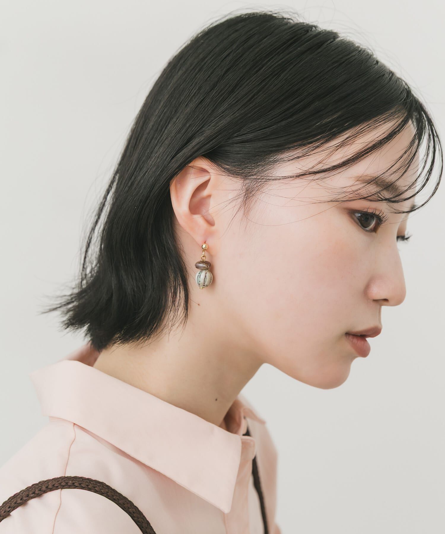 SMELLY「レトロビーズピアス」|ピアス|