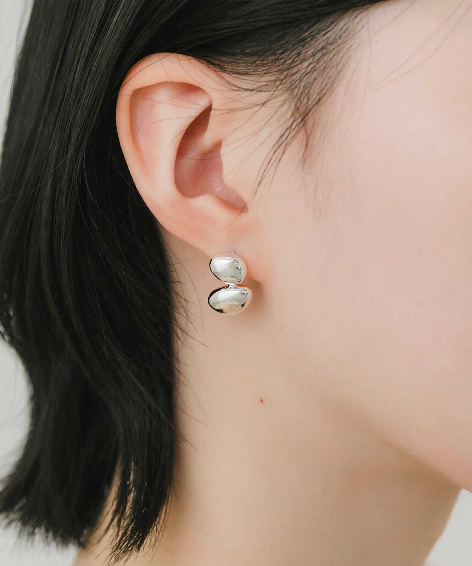 SMELLY「ツインビーンズメタルピアス」|ピアス|