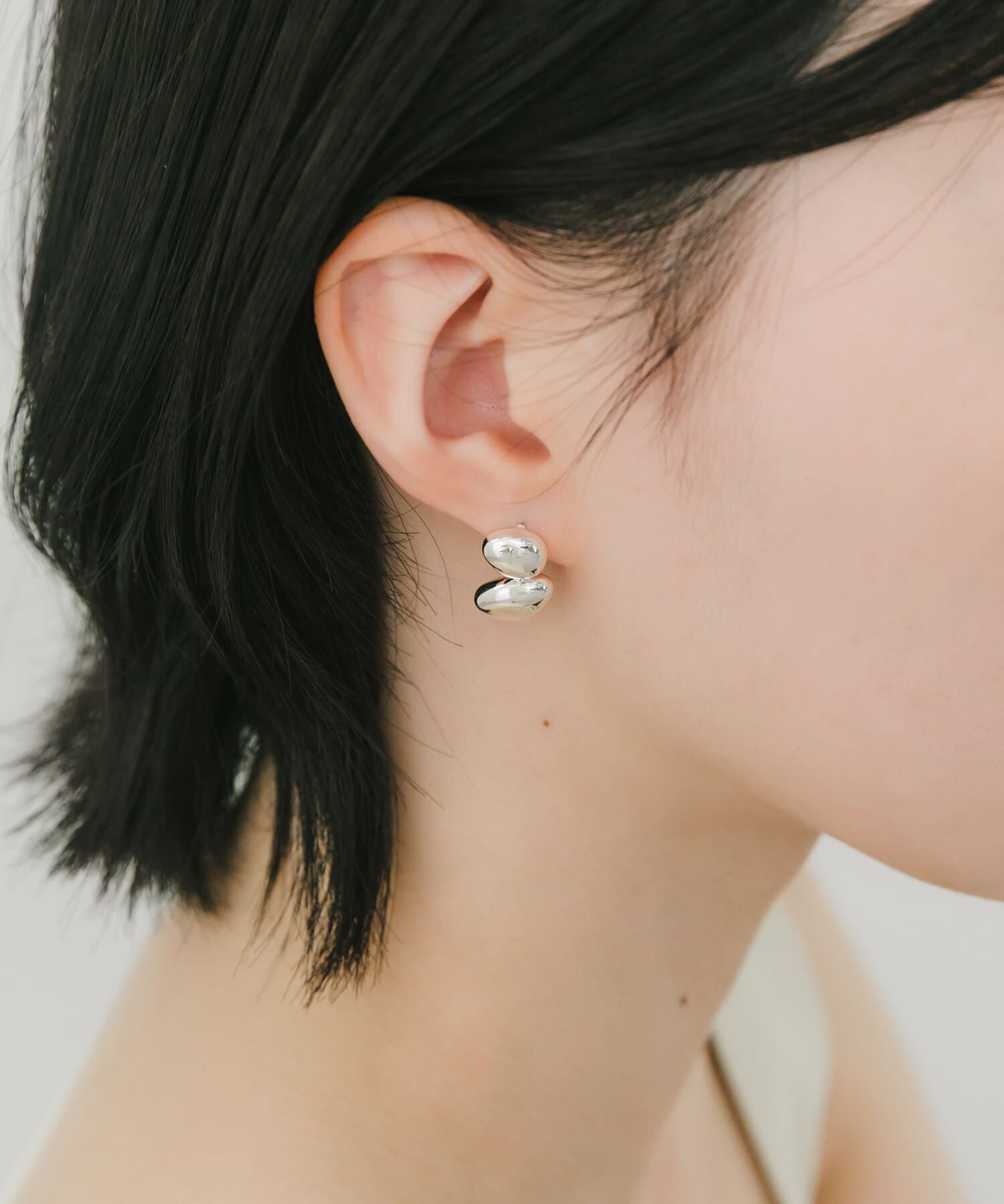 SMELLY「ツインビーンズメタルピアス」|ピアス|