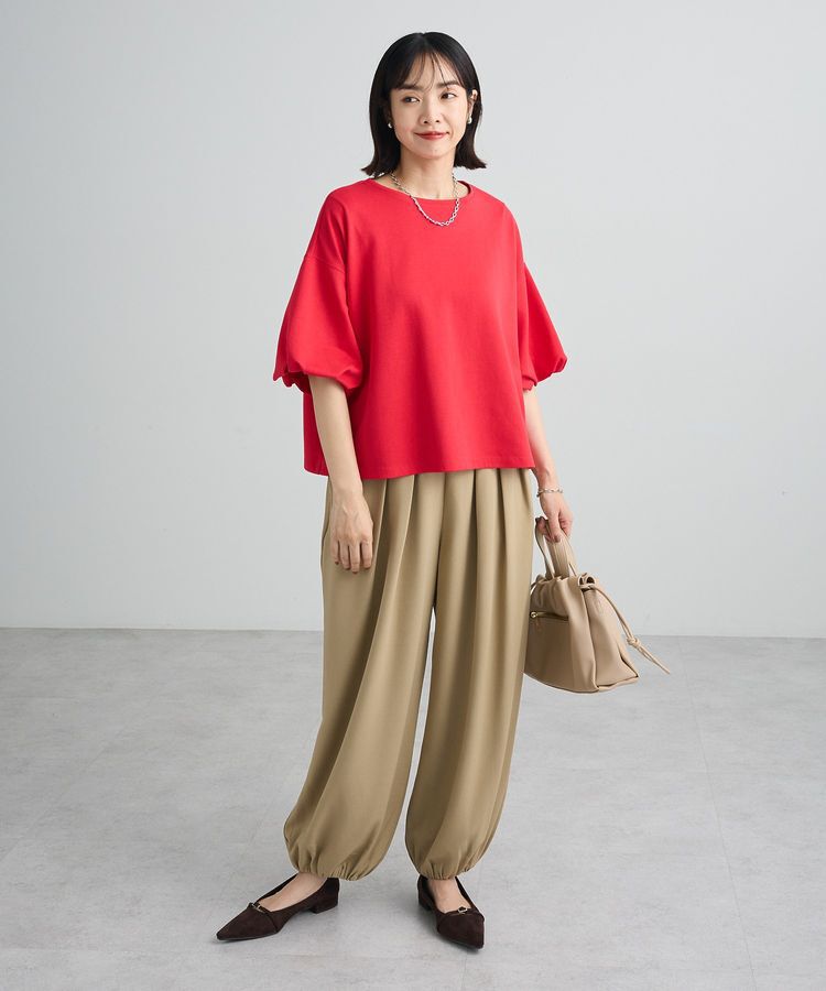 Green Parks「バルーン袖カットプルオーバー」|Tシャツ・カットソー|