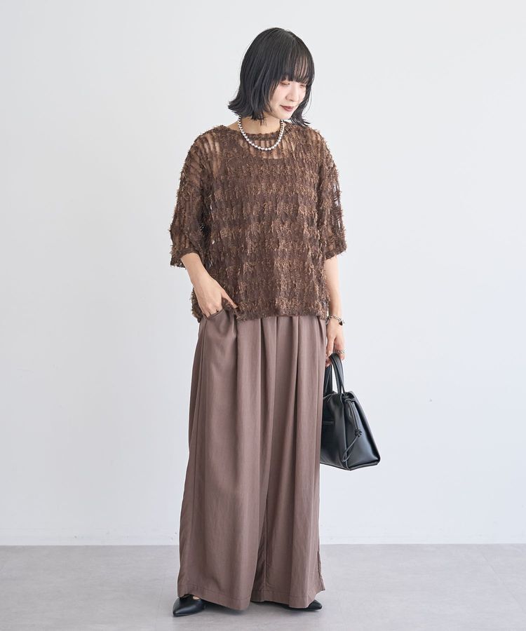 Green Parks「SET2点カットフェザープルオーバー＋インナー」|Tシャツ・カットソー|