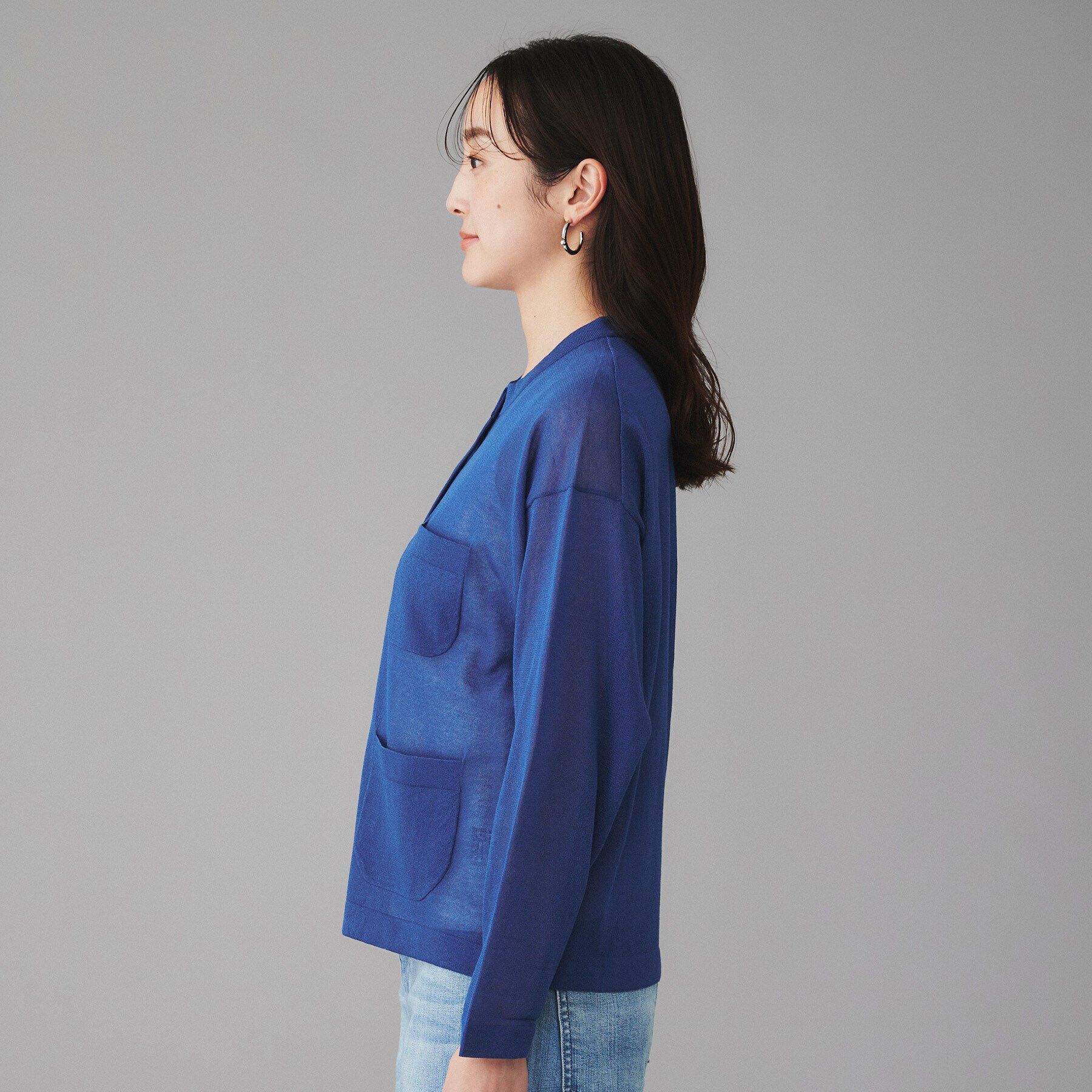 UNTITLED「【 TRADITIONAL WEATHERWEAR 】ARKLEY KNIT シアーカーディガン」|カーディガン|
