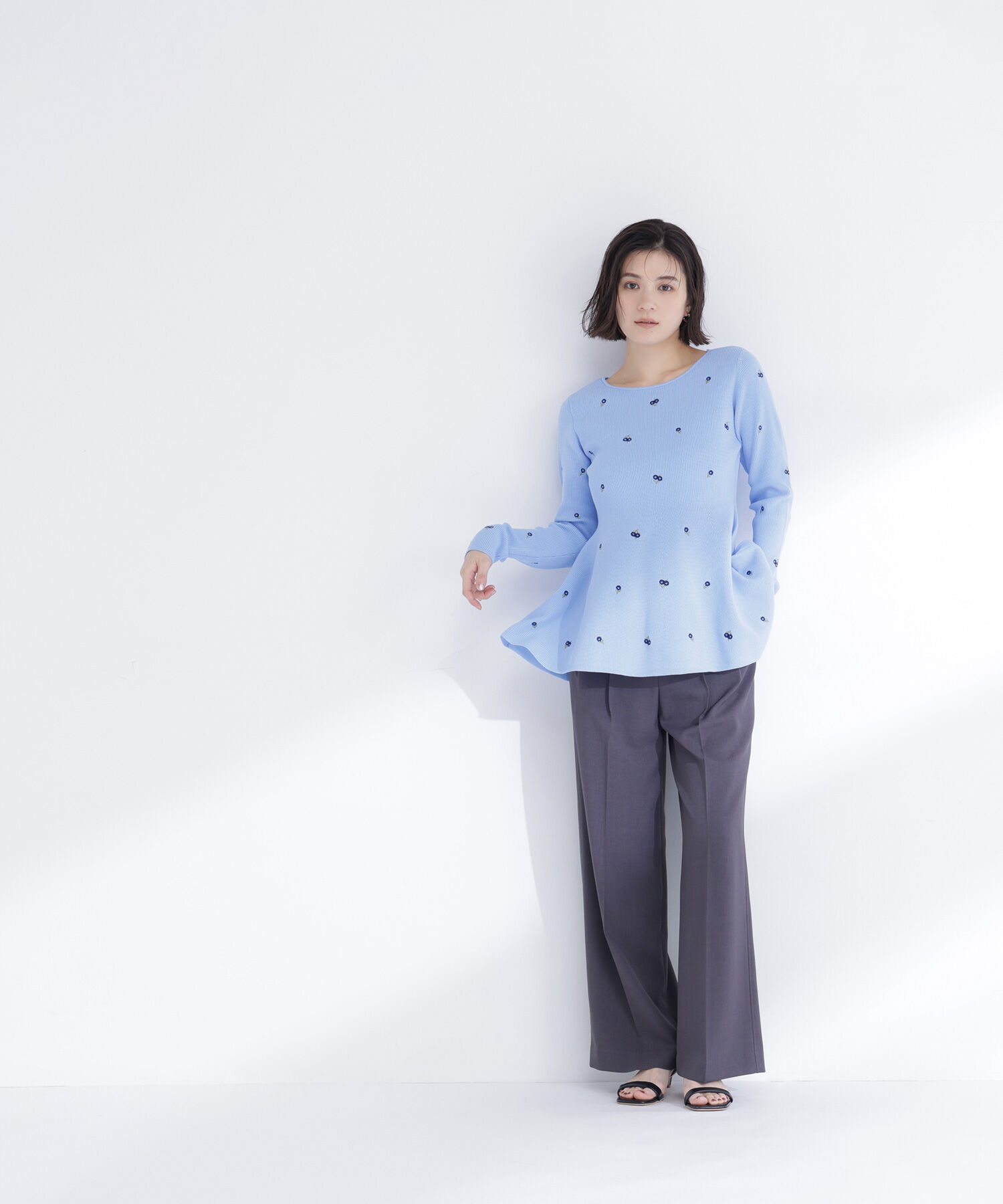  「タックステッチベルテッドパンツ*」|その他|