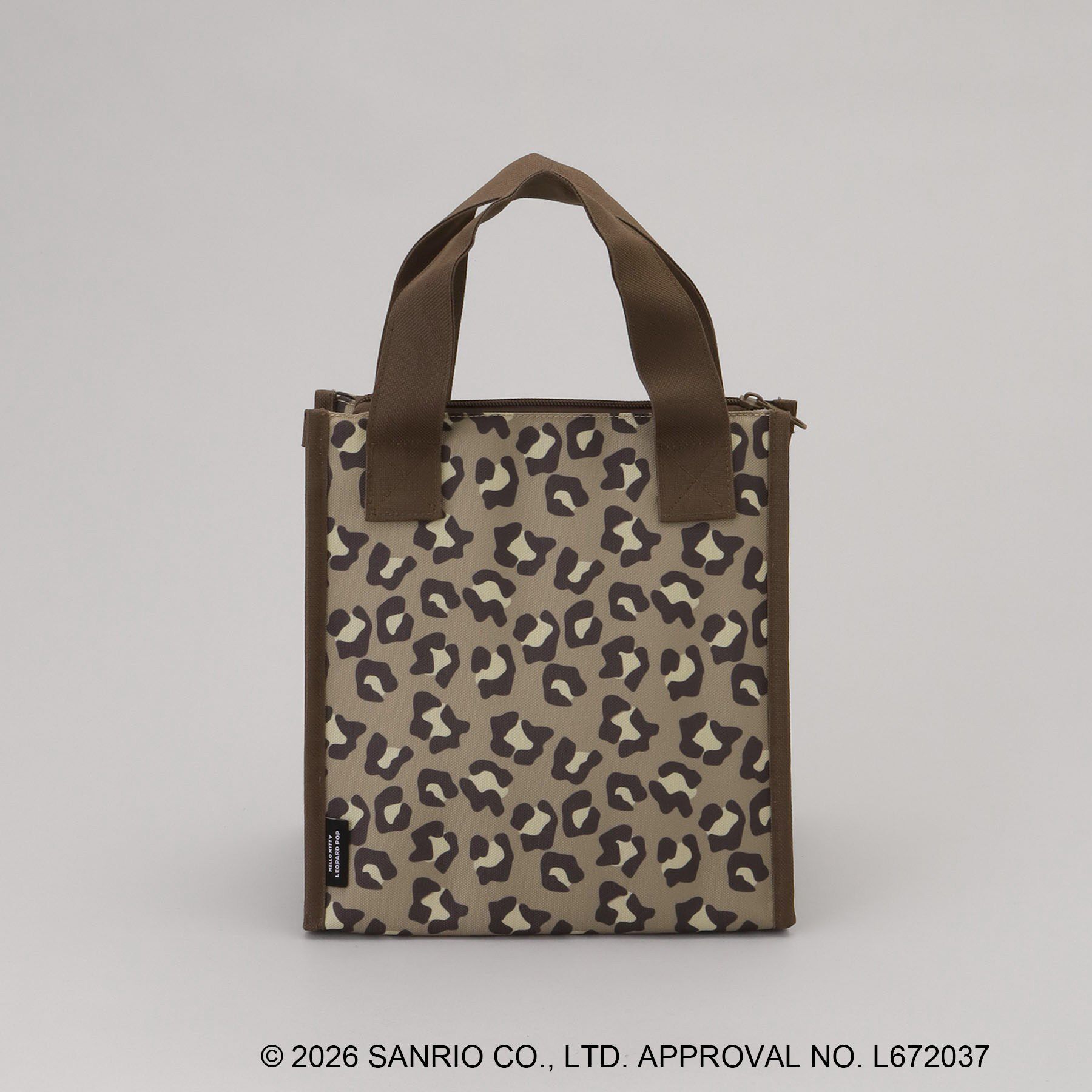 212 KITCHEN STORE「日焼けハローキティ 三角マチ保冷バッグ LEOPARD BR」|その他|