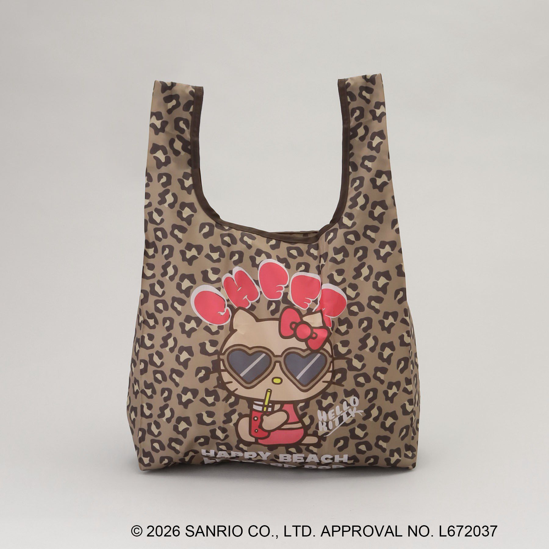 212 KITCHEN STORE「日焼けハローキティ エコバッグ LEOPARD BR」|その他|