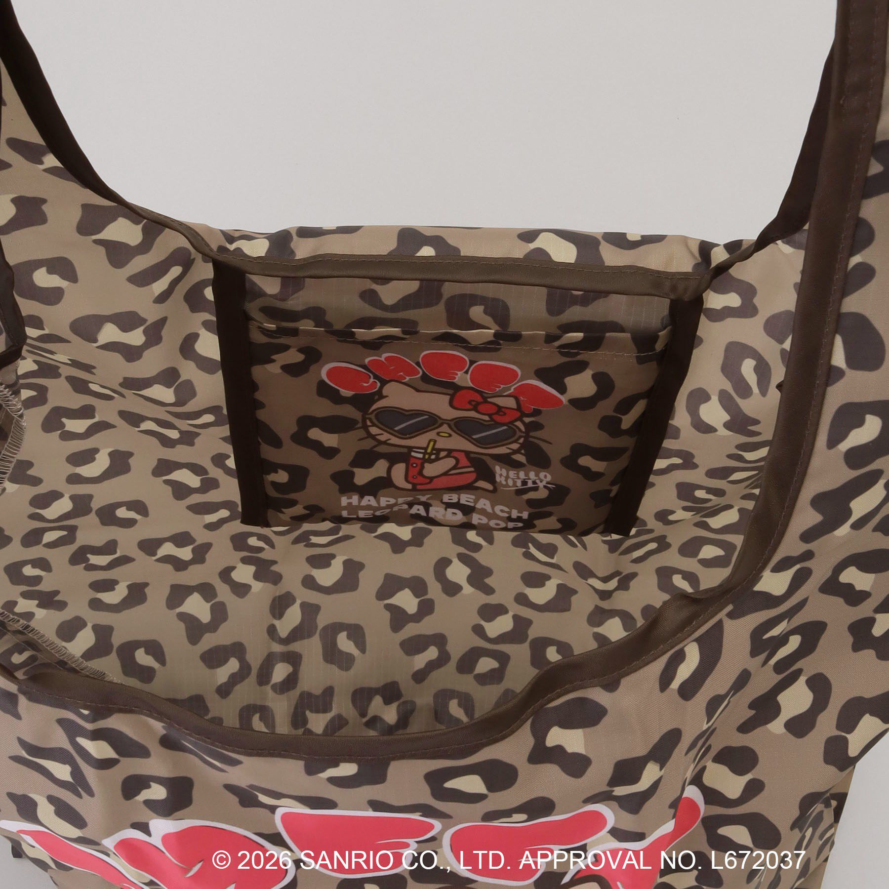 212 KITCHEN STORE「日焼けハローキティ エコバッグ LEOPARD BR」|その他|