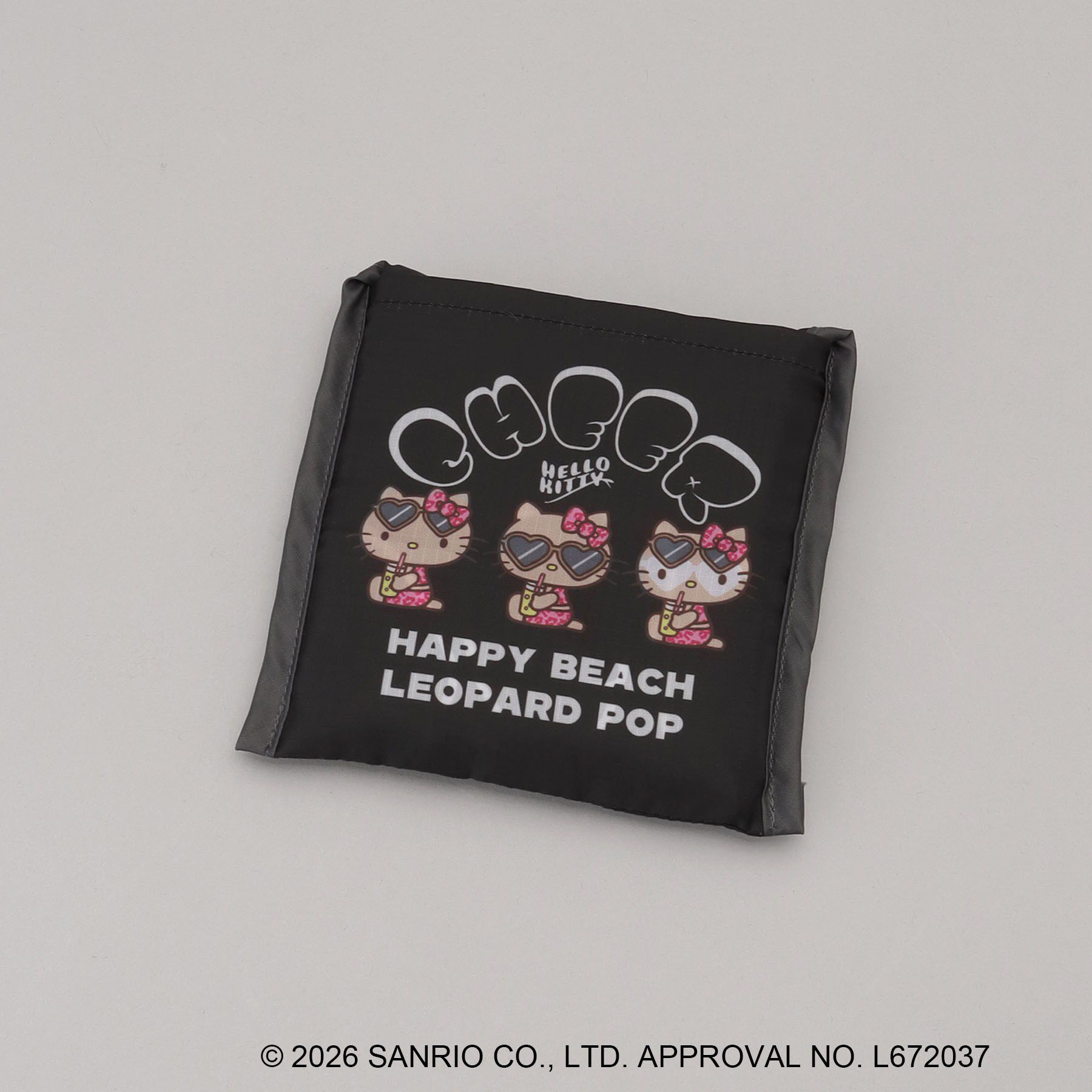 212 KITCHEN STORE「日焼けハローキティ エコバッグ LEOPARD BK」|その他|