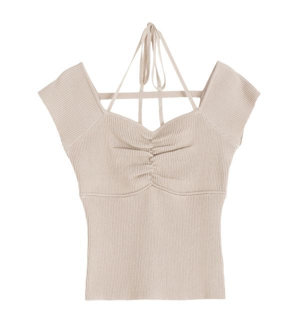 RESEXXY「ハートネックチョーカーニットトップス」|ニット・セーター|