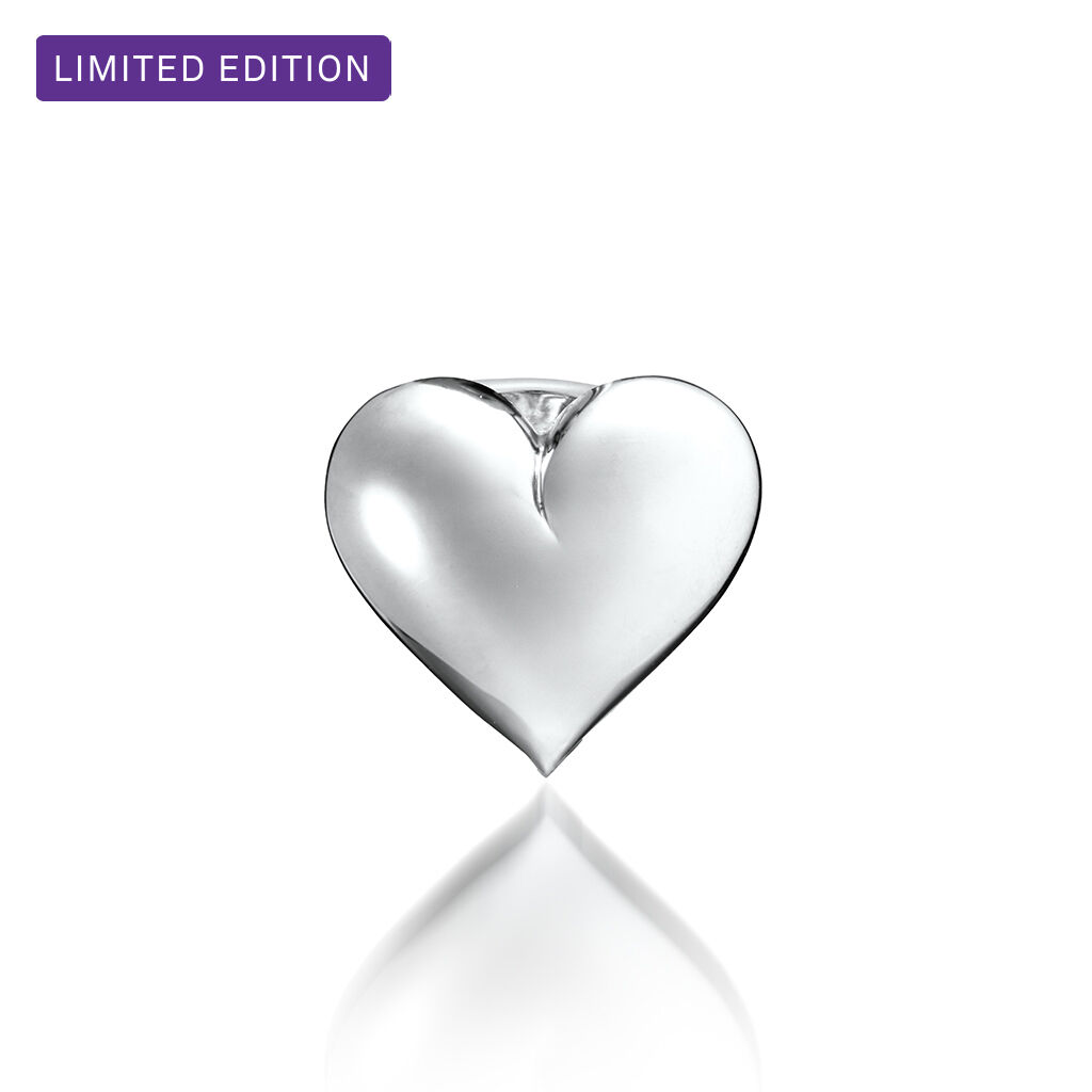 STAR JEWELRY「【80周年限定商品】 PUFFY HEART」|イヤーカフ|シルバー