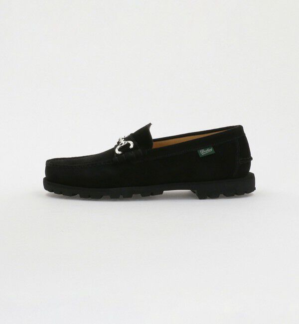 UNITED ARROWS「【別注】＜Paraboot＞スエード ビットローファー」|ローファー|BLACK