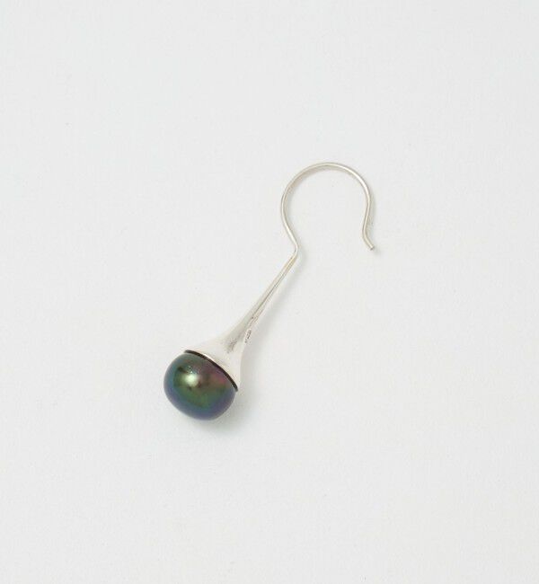 BEAUTY&YOUTH UNITED ARROWS「＜BAITS＞淡水パール ブラック スウィング ピアス」|ピアス|