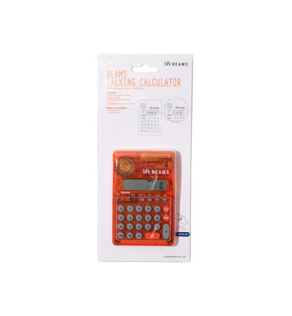 bPr BEAMS「"BEAMS TALKING SERIES" TALKING Calculator English」|ステーショナリー|