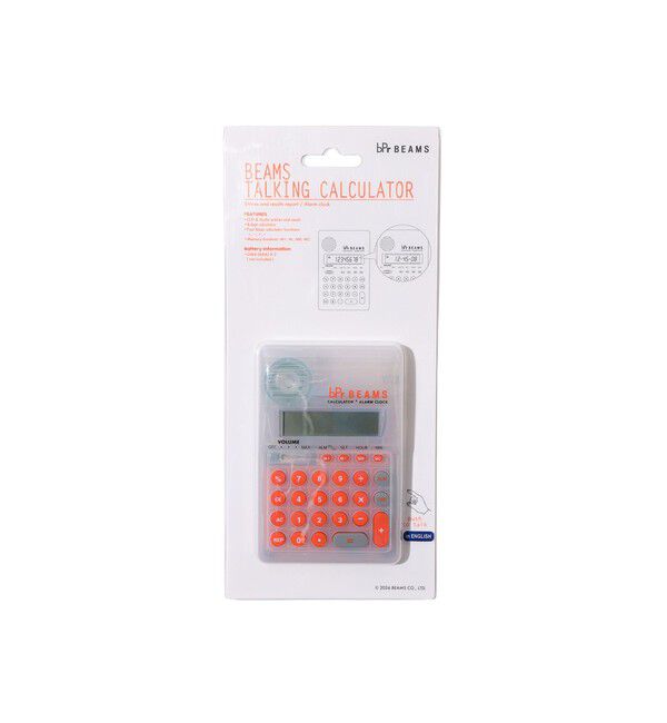bPr BEAMS「"BEAMS TALKING SERIES" TALKING Calculator English」|ステーショナリー|