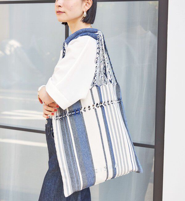 SHIPS for women「RAMESHWARI: ハンモック バッグ 26SS」|トートバッグ|ダークグレー