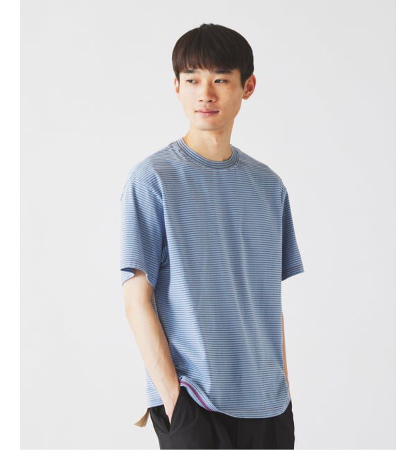 JOURNAL STANDARD relume「米富繊維 / Yonetomi 別注 ガーメントダイ ボーダー Tシャツ」|Tシャツ・カットソー|