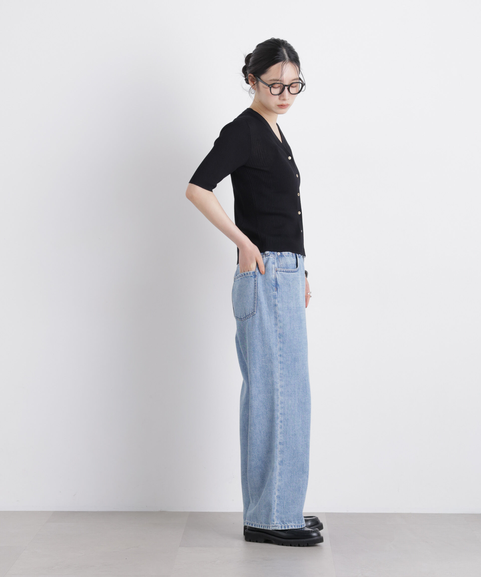 NANO universe「Healthy DENIM/Pink Pepper M-Easy」|チノ|