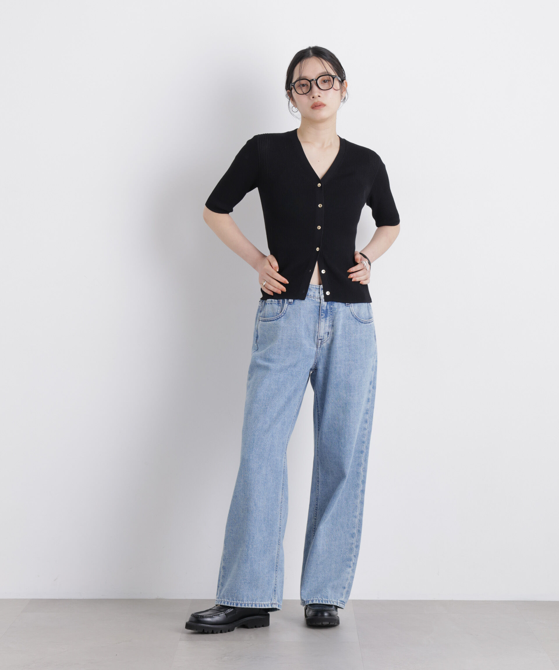 NANO universe「Healthy DENIM/Pink Pepper M-Easy」|チノ|