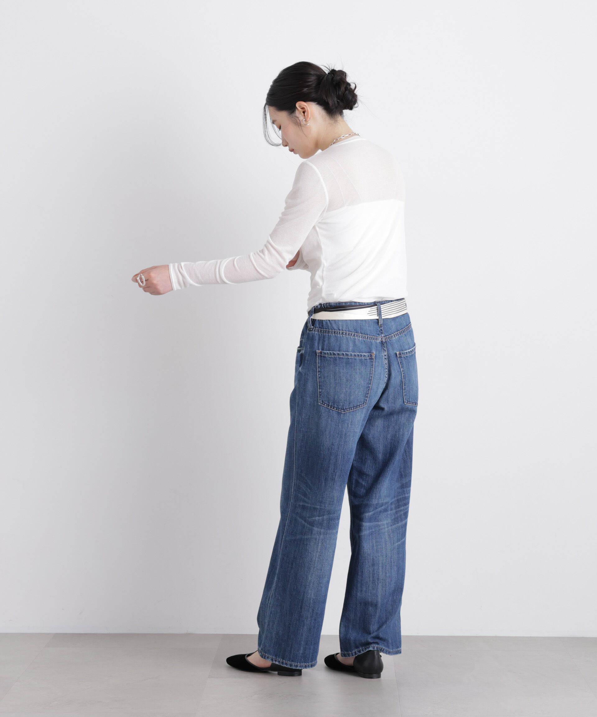 NANO universe「Healthy DENIM/Pink Pepper M-Easy」|チノ|