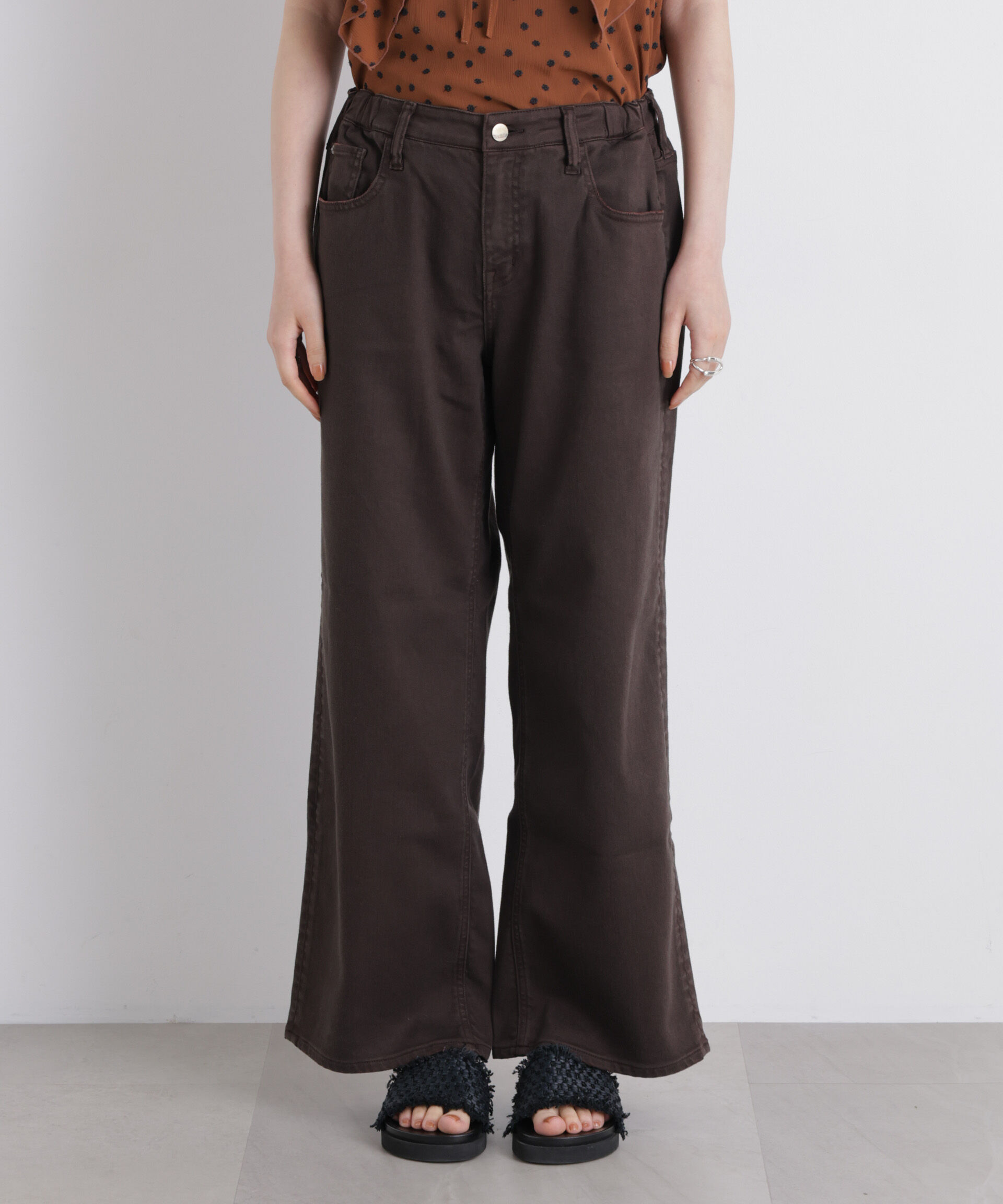 NANO universe「Healthy DENIM/別注 Pink Pepper M-Easy」|チノ|