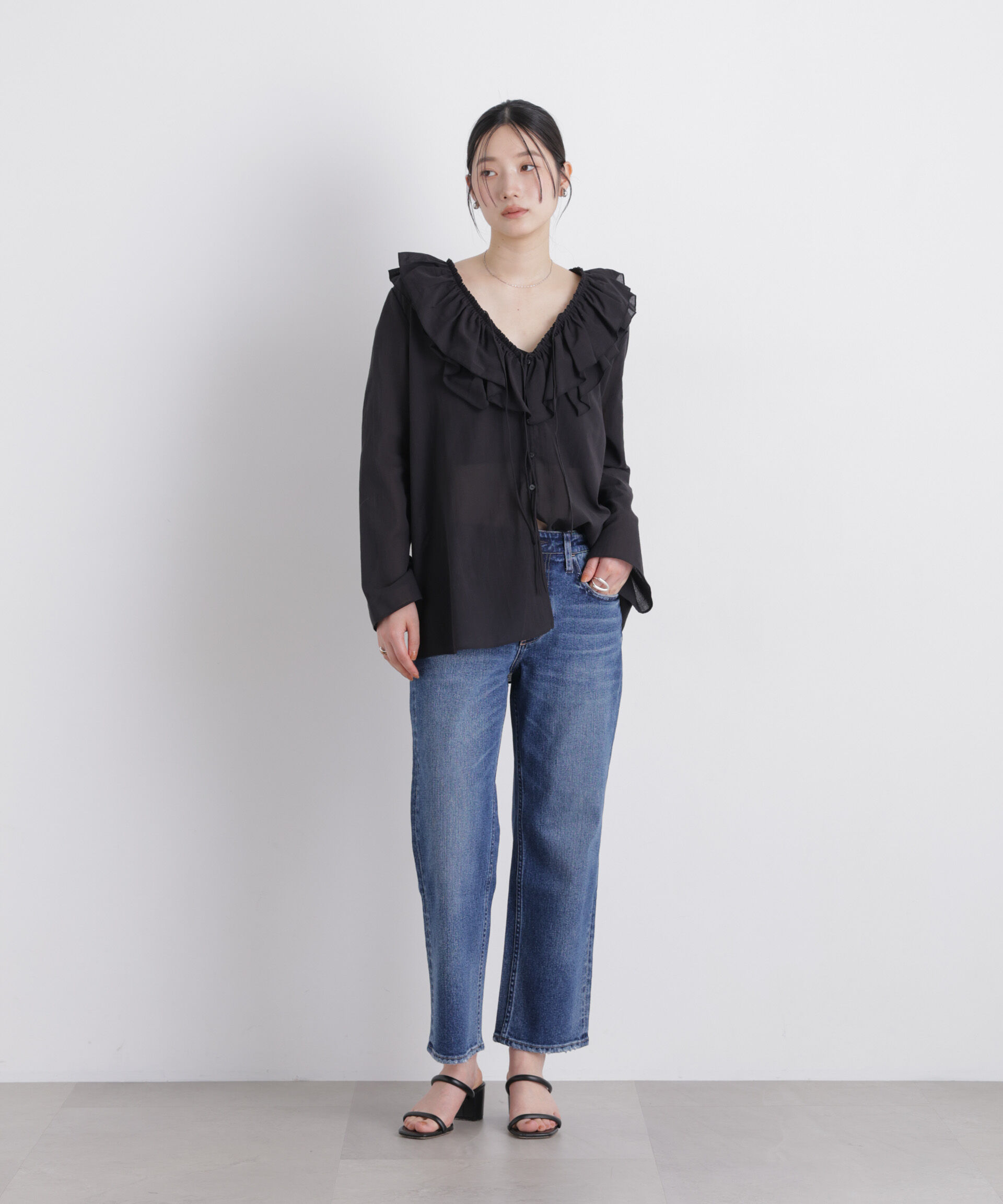 NANO universe「Healthy DENIM/Tallow Ankle」|チノ|