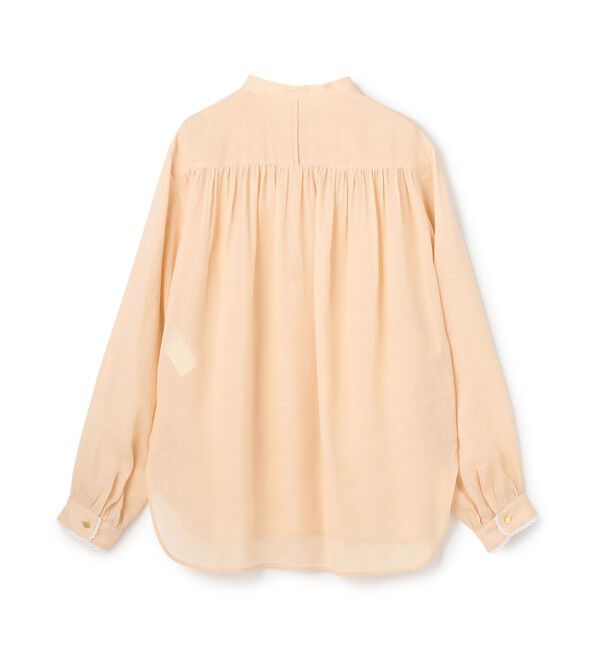 BEIGE,「【人気シリーズ】PAULINE / リネンヴィスコースレースブラウス」|シャツ・ブラウス|