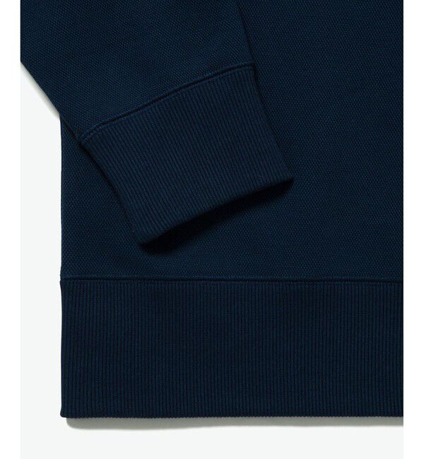 LACOSTE「ワントーンクルーネック 鹿の子ニット / 鹿の子スウェット」|スウェット・ジャージ|