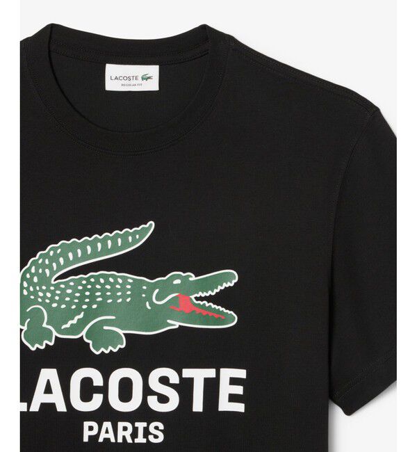 LACOSTE「ビッグワニロゴプリントTシャツ」|Tシャツ・カットソー|