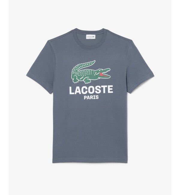 LACOSTE「ビッグワニロゴプリントTシャツ」|Tシャツ・カットソー|